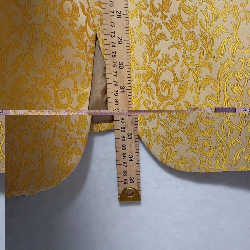 Jean Louis France Brocade Blazer Golden Yellow 48R